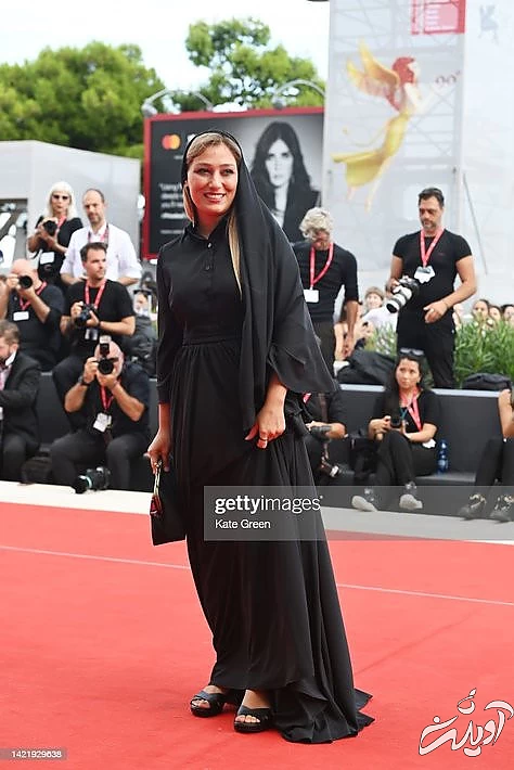 (تصاویر) نوید محمدزاده، دایانا حبیبی و وحید جلیلوند روی فرش قرمز ونیز